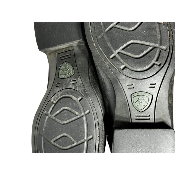 Ariat Mens Roper Black Cowboy Boot 35501 Pull On - Picture 12 of 14